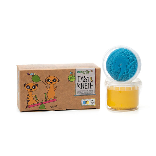 Easy-Knete 2er Set “Suri” blau/gelb